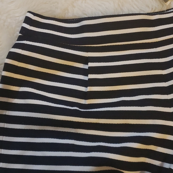 COPY - COPY - J. CREW NAVY  & WHITE  STRIPED SHORTS - Picture 2 of 5